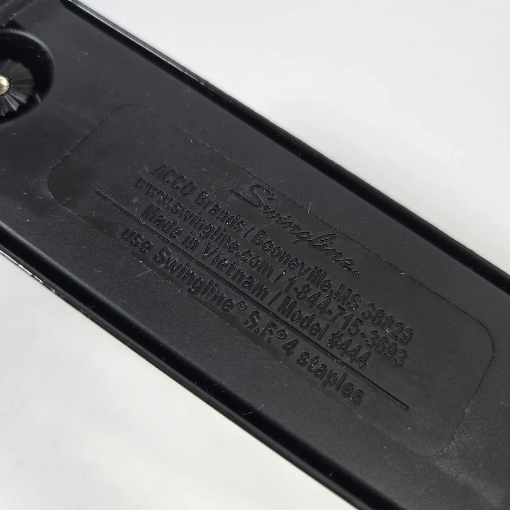 Swingline 444 Stapler Black Desktop Metal Office Supplies Accessory